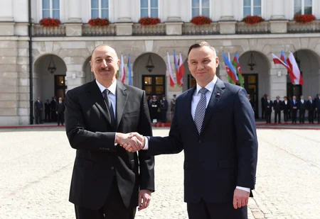 Official welcome ceremony held for President Ilham Aliyev in Warsaw