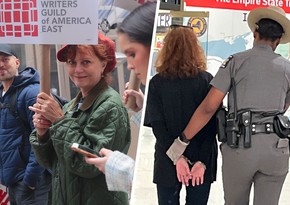 Actress Susan Sarandon arrested at New York state Capitol protest to increase minimum wage for tipped restaurant workers
