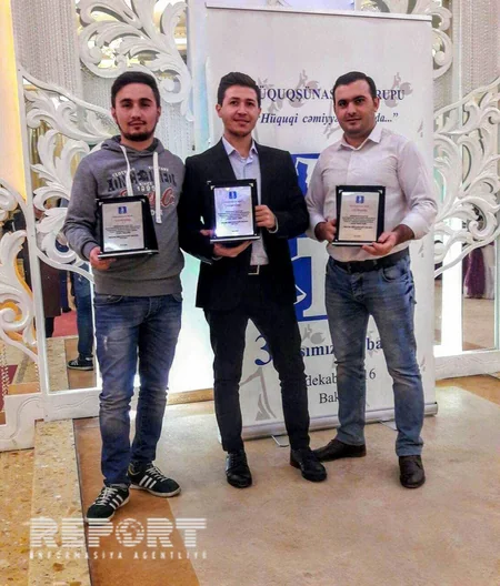 Reportun əməkdaşı Hüquqşünaslar Qrupu tərəfindən mükafatlandırılıb - FOTO