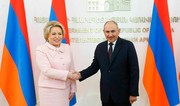 Matviyenko İrəvanda Paşinyanla görüşüb