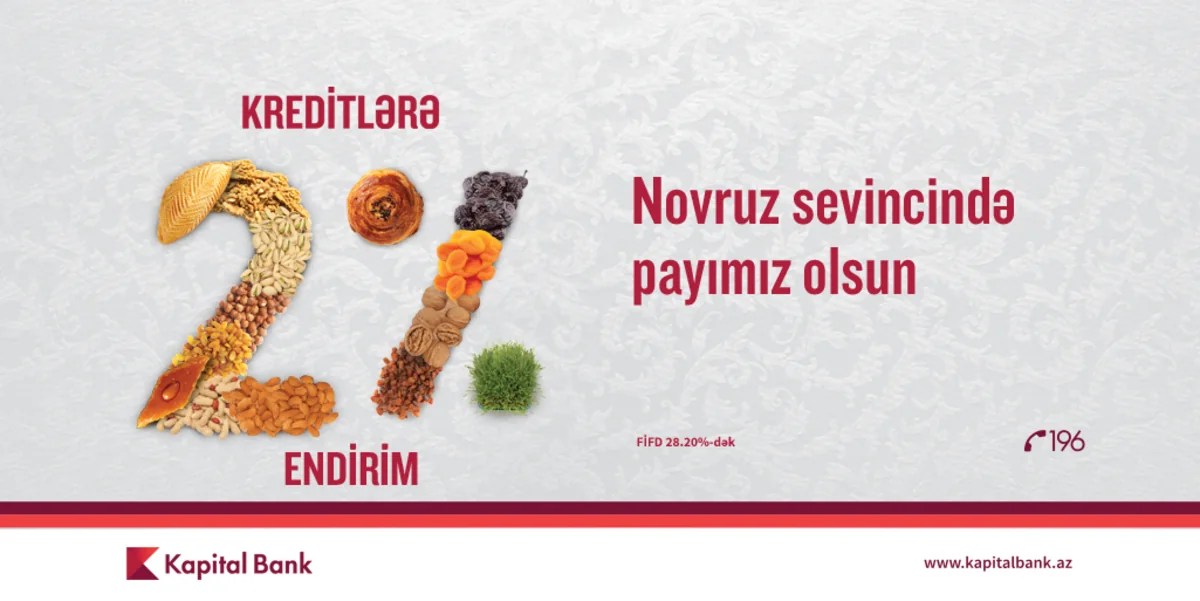 ​Kapital Bank Novruz aksiyasına başlayıb