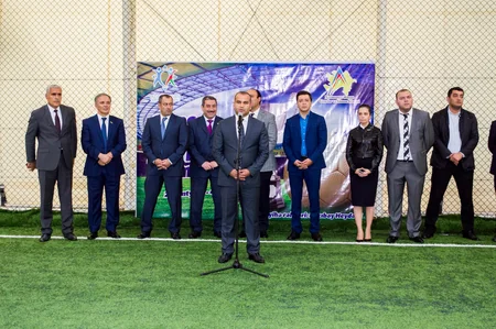 Gənc jurnalistlərin 1-ci Futbol Çempionatının açılış mərasimi keçirilib
