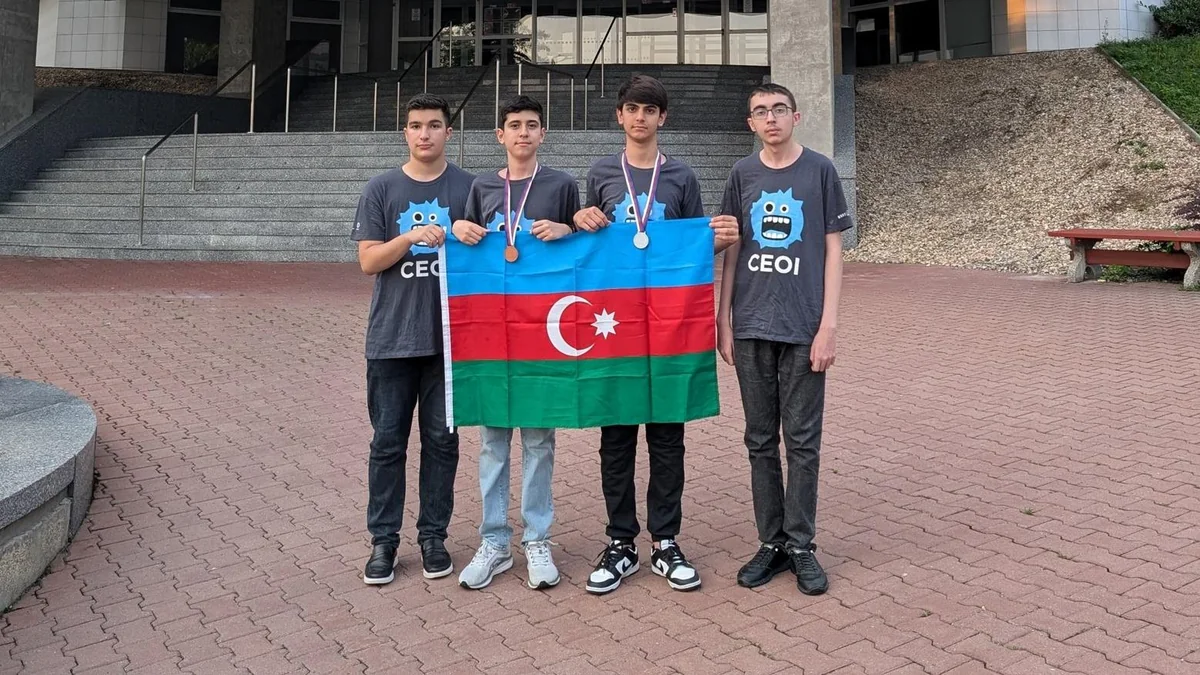 Azərbaycan məktəbliləri beynəlxalq İnformatika Olimpiadasında 2 medal qazanıblar
