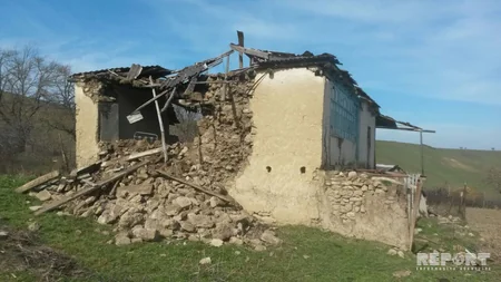 Şabranda sürüşmə baş verib, 5 evə ziyan dəyib - FOTO - VİDEO