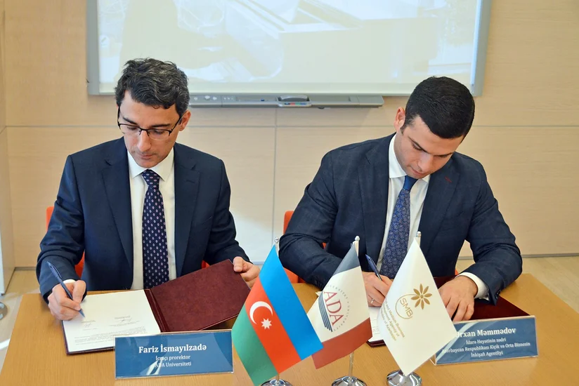KOBİA və ADA Universiteti arasında əməkdaşlığa dair Anlaşma Memorandumu imzalanıb