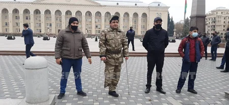 Gəncədə şəhidlərin xatirəsi anılıb