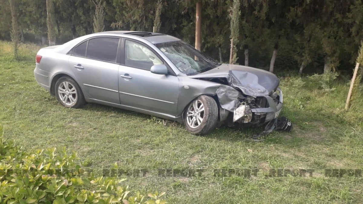 Kürdəmirdə iki avtomobil toqquşub, xəsarət alanlar var