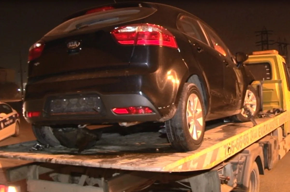 ​Bakıda qadın sürücü qəza törədib: xəsarət alanlar var - FOTO