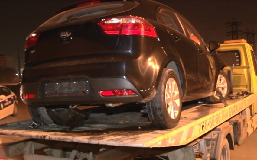 ​Bakıda qadın sürücü qəza törədib: xəsarət alanlar var - FOTO
