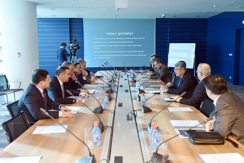 SOCAR-ın xaricdə mütəxəssislərin hazırlanması üzrə Komissiyasının növbəti iclası keçirilib