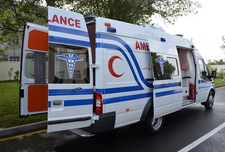 Gəncədə Hərbi Hospitalın yeni inşa edilmiş şöbəsinin açılışı olub