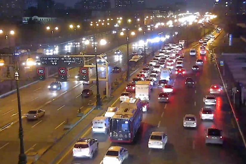 BNA: Yollardakı sıxlıq marşrut avtobuslarının intervalına mənfi təsir edir