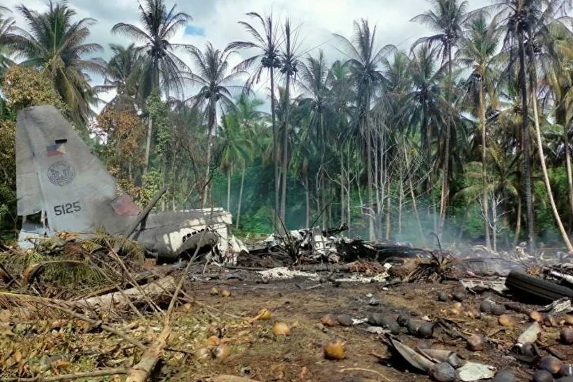 Увеличилось число погибших при крушении самолета ВВС Филиппин