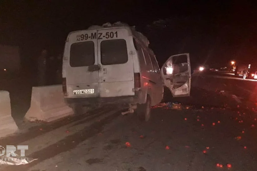 Следовавший из Губы в Баку грузовик попал в аварию - ВИДЕО - ОБНОВЛЕНО