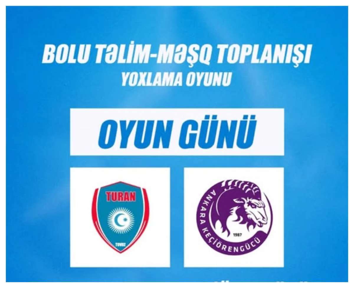 Turan Tovuz Türkiyədə ikinci yoxlama oyununa çıxacaq