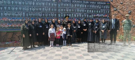 Biləsuvarda şəhidlərin xatirə kompleksinin açılışı olub