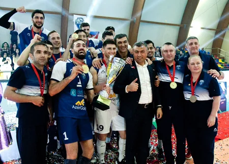 Voleybol üzrə Heydər Əliyev kubokunun bağlanış mərasimi keçirilib