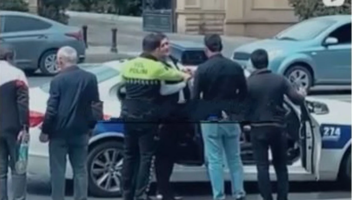 Bakıda polisin “Saxla” əmrinə tabe olmayan taksi sürücüsü saxlanılıb