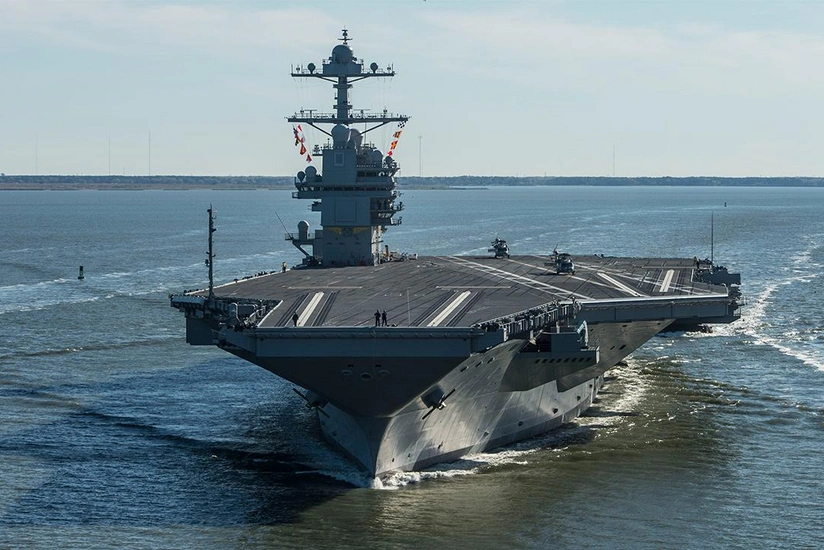 US military says 2nd aircraft carrier has arrived in Middle East
