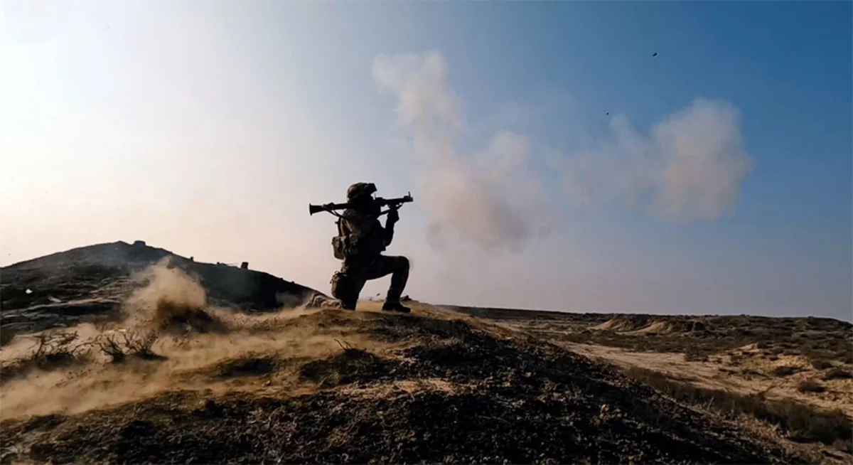 Komando bölmələri ilə taktiki-xüsusi təlim keçirilib