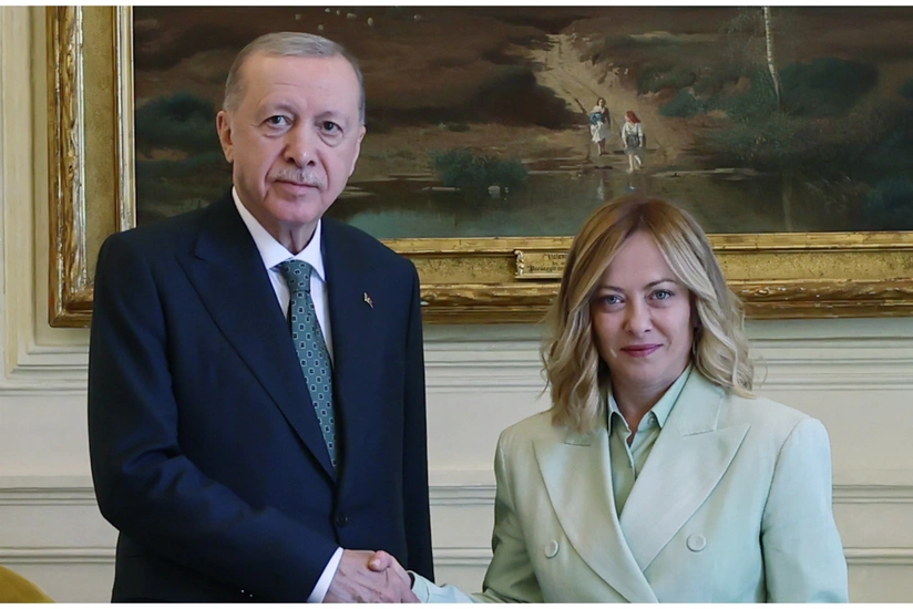 Ərdoğan İtaliyada Meloni ilə görüşüb