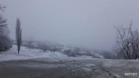 Şimal bölgəsinə qar yağıb - FOTO