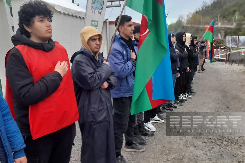 Экоакция на дороге Ханкенди-Лачын: демонстранты проявляют высокую активность и на 135-й день