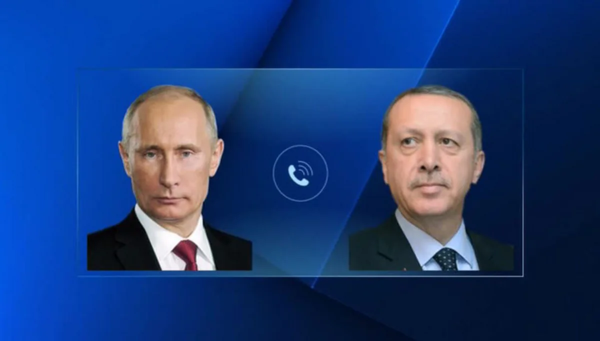 Путин провел телефонный разговор с Эрдоганом