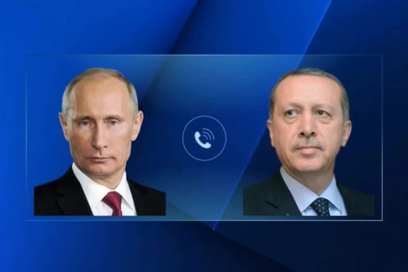 Путин провел телефонный разговор с Эрдоганом