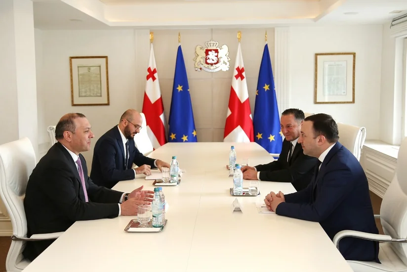 Gürcüstanın Baş naziri Ermənistanın Təhlükəsizlik Şurasının katibi ilə regional dialoqu müzakirə edib
