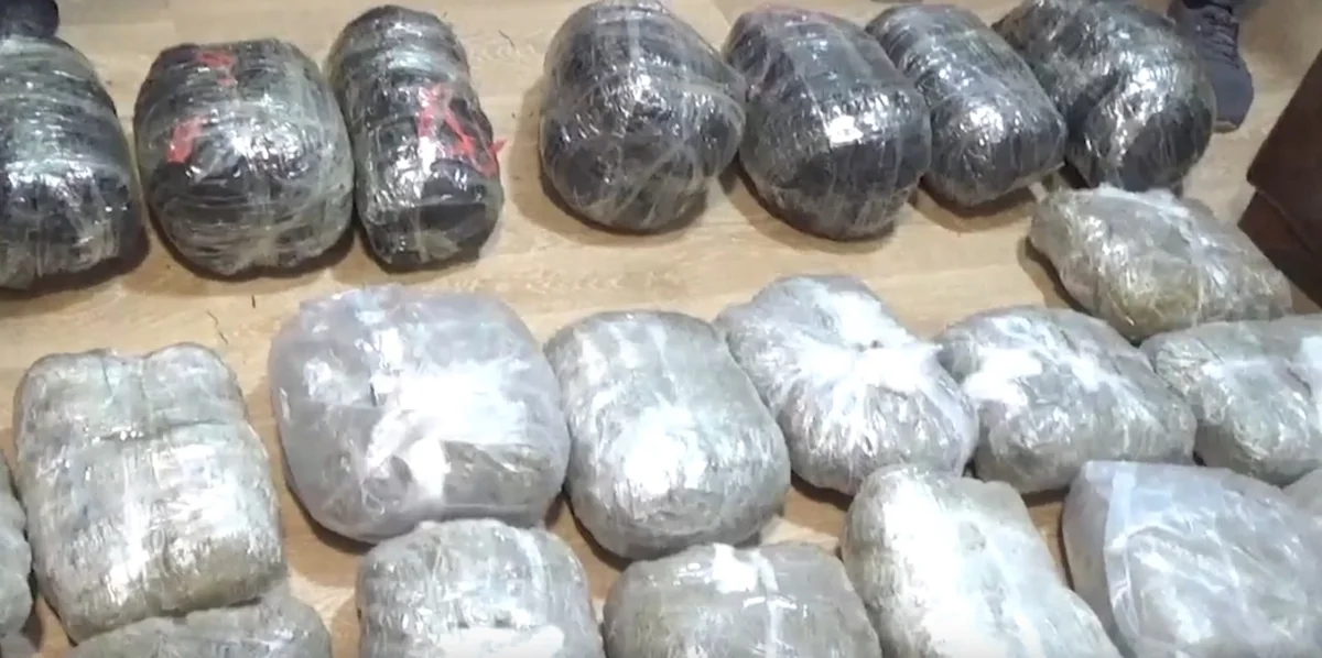 Baş İdarə əməliyyat keçirib, İrandan Azərbaycana gətirilən 61 kiloqram narkotik vasitə dövriyyədən çıxarılıb