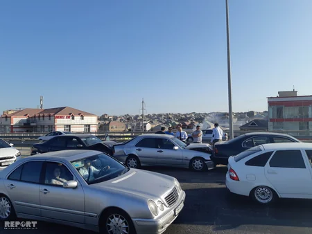 Bakı-Quba yolunda zəncirvari qəza baş verib - FOTO