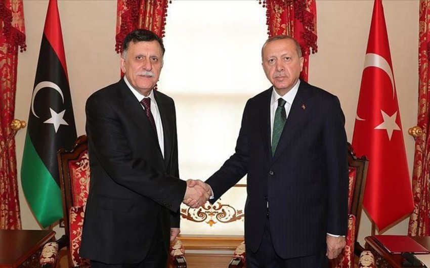 Ərdoğan Liviya Milli Razılıq Hökumətinin başçısını qəbul edib