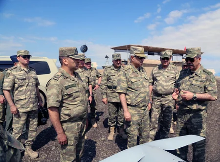 Проведен этап широкомасштабных учений ВС Азербайджана с боевыми стрельбами