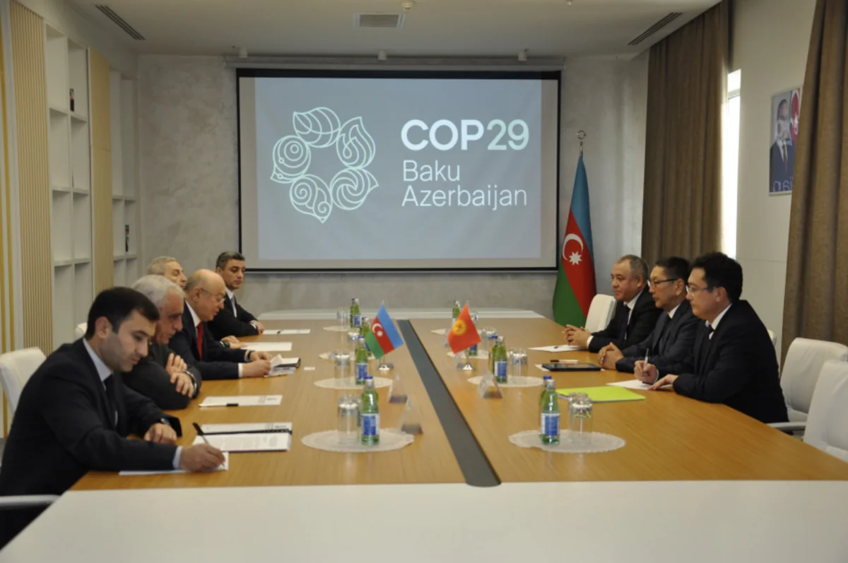 Kəmaləddin Heydərov Qırğızıstanın fövqəladə hallar naziri ilə görüşüb