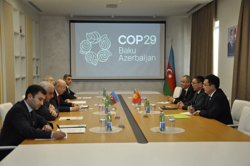 Kəmaləddin Heydərov Qırğızıstanın fövqəladə hallar naziri ilə görüşüb