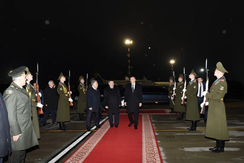 President Ilham Aliyev completes official visit to Belarus