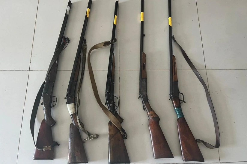 Cəlilabad sakinlərindən qanunsuz odlu silahlar götürülüb