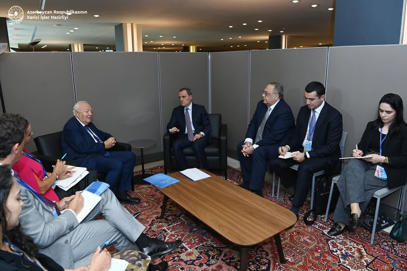 Ceyhun Bayramov BMT Baş katibinin müavini ilə görüşüb