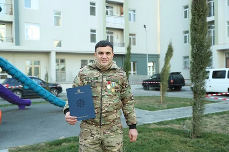 Gəncədə 80 mənzil şəhid ailələri və müharibə əlillərinə təqdim edilib
