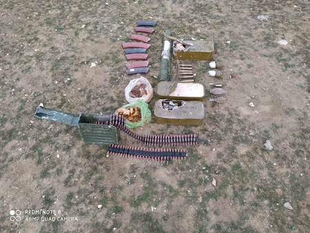 Goranboyda silah-sursat tapılıb