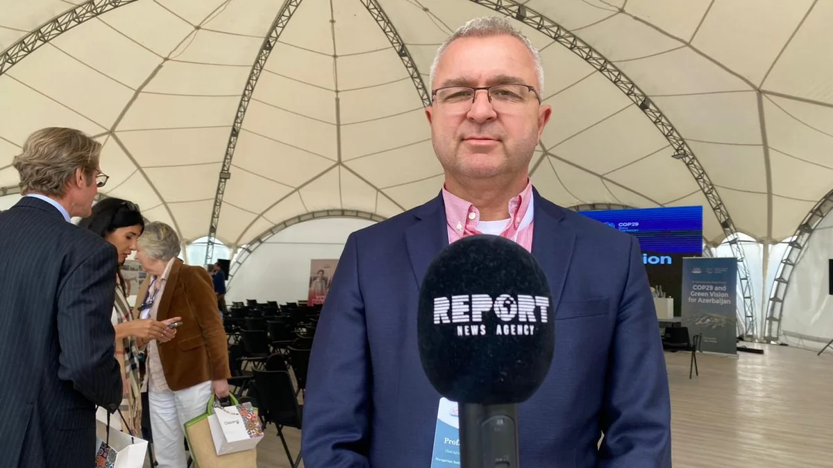 Macarıstanlı ekspert: COP29 Azərbaycana öz nailiyyətlərini nümayiş etdirmək imkanı verir