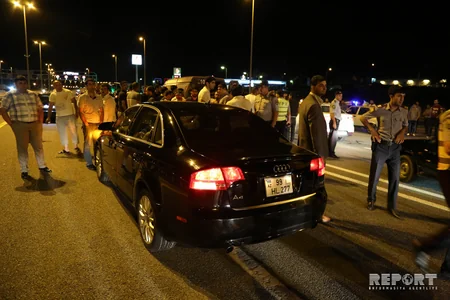 Aeroport yolunda “Audi” piyadanı vuraraq öldürüb - FOTO - VİDEO - YENİLƏNİB