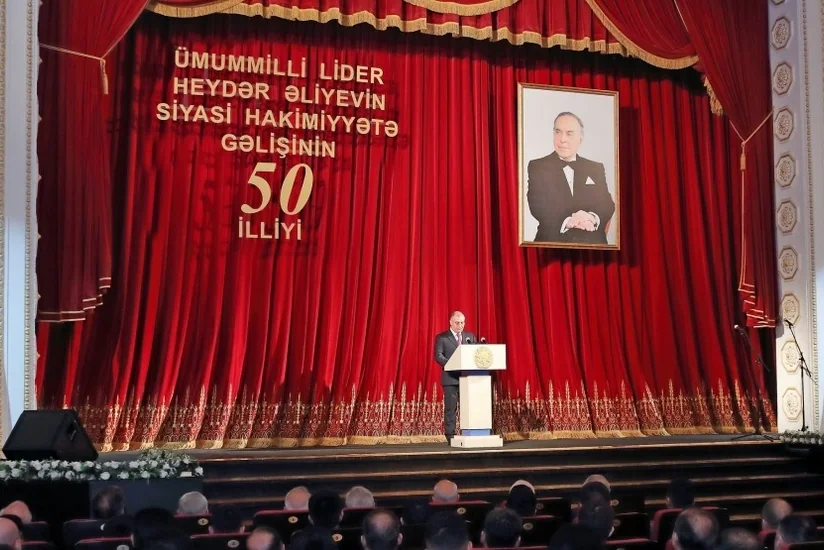 DTX Mədəniyyət Mərkəzində Heydər Əliyevin siyasi hakimiyyətə gəlişinin 50 illiyinə həsr olunmuş tədbir keçirilib