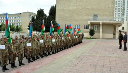 Hərbi Liseydə Milli Qəhrəman Mübariz İbrahimovun xatirəsinə həsr olunan hərbi oyunlar keçirilib