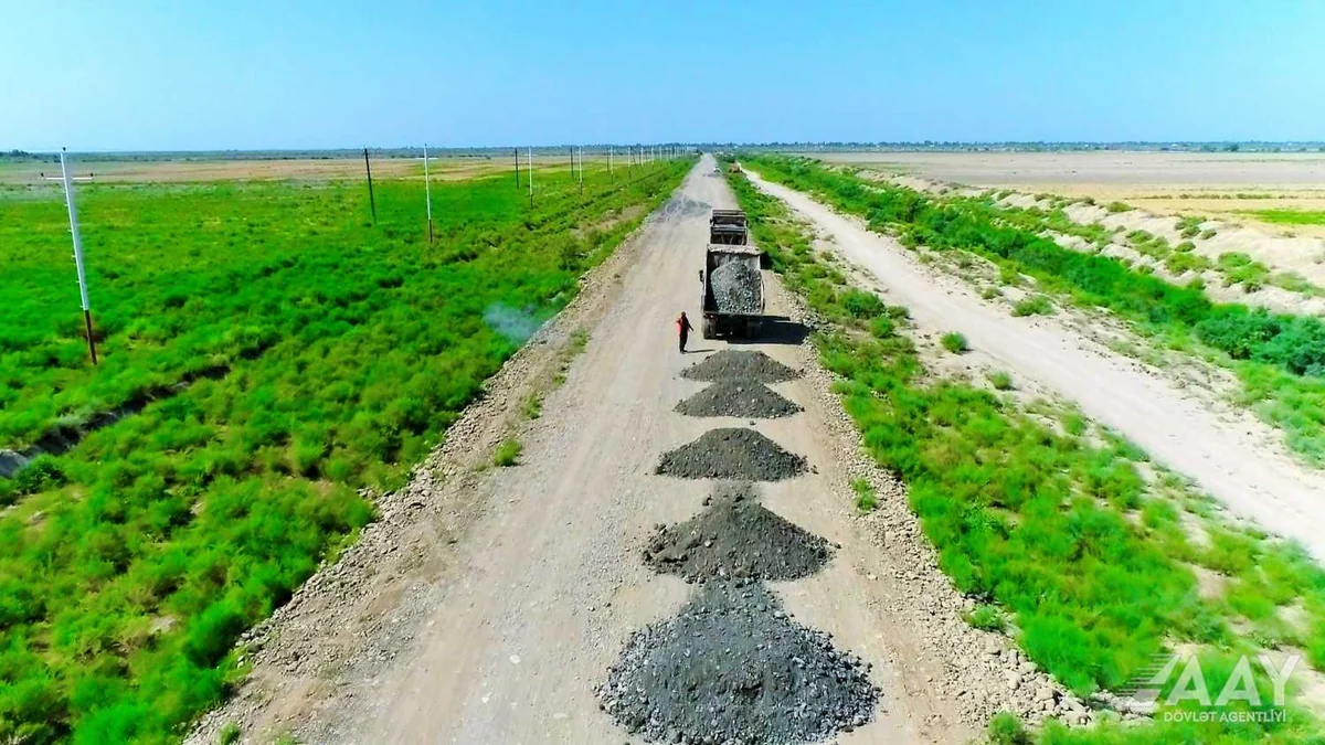 Ucarda 30 minə yaxın əhalinin istifadə etdiyi yol yenidən qurulur