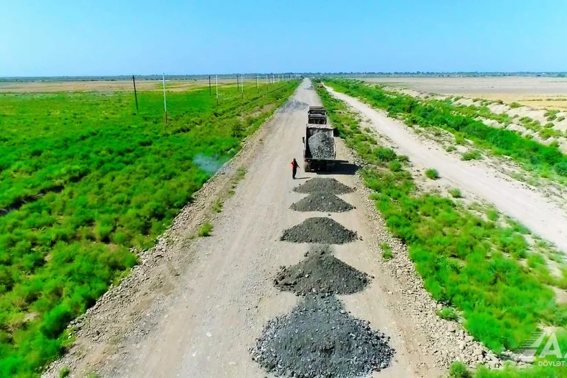 Ucarda 30 minə yaxın əhalinin istifadə etdiyi yol yenidən qurulur
