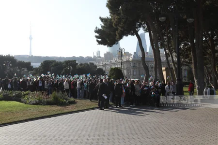 Bakıda “Gücümüz cəsarətimizdədir!” adlı yürüşün açılış mərasimi olub - YENİLƏNİB