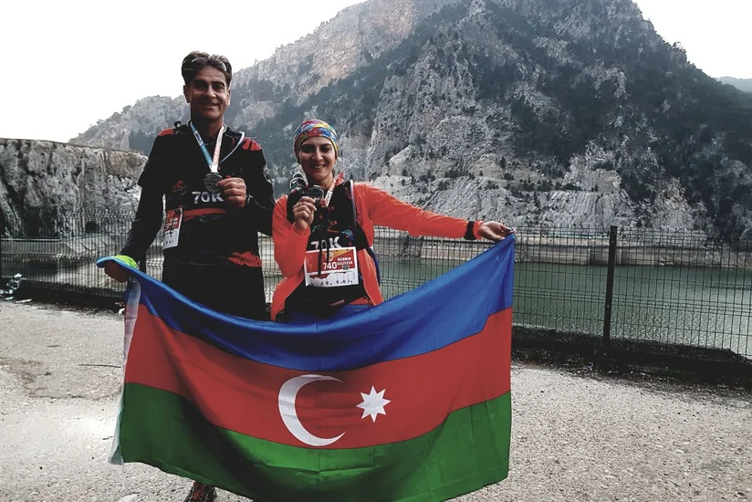 Azərbaycanlı atletlər Manavqat ultramarafonunda iştirak ediblər
