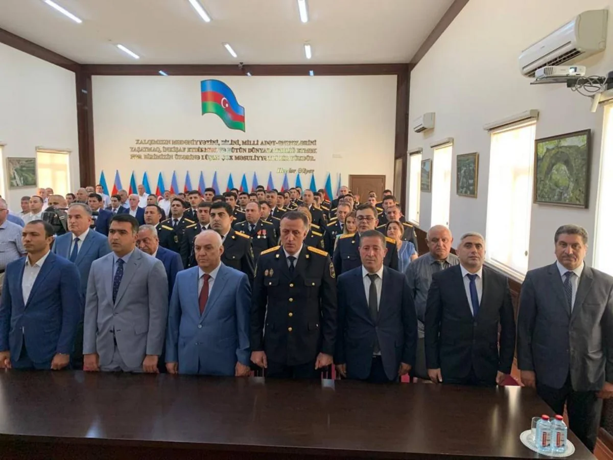 Zəngilan RİH-də Azərbaycan polisinin yaranmasının 105 illiyi münasibətilə tədbir keçirilib